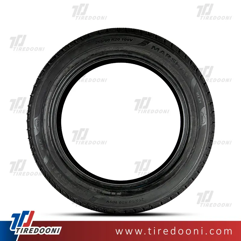 لاستیک خودرو مارشال سایز 255/50R20  مدل گل KL33